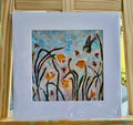 PRINT - Hummingbird with Yellow Flowers (Matted)